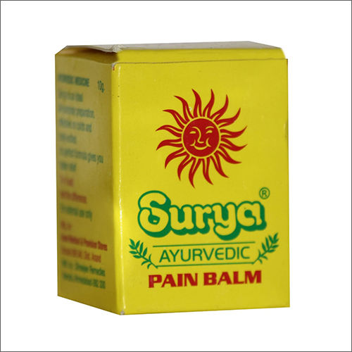 Surya Ayurvedic Pain Balm Purity: High