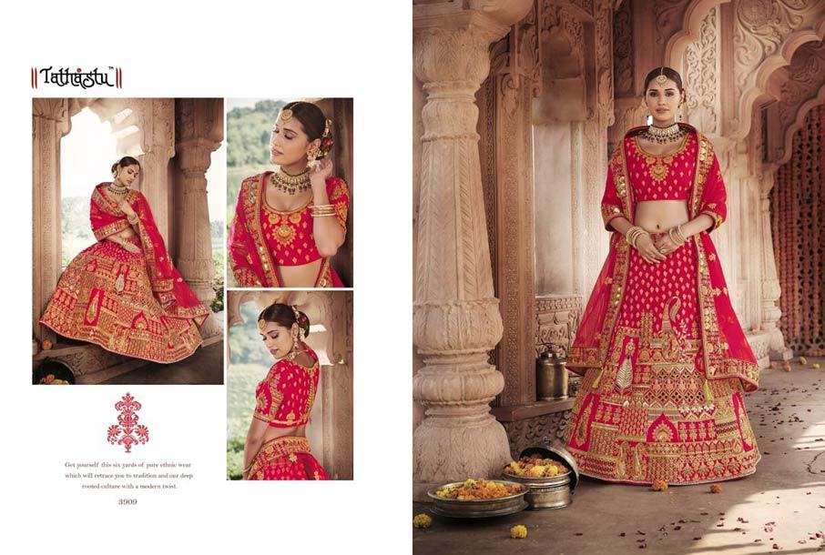 3900 Series Wedding Wear Lehenga Collection
