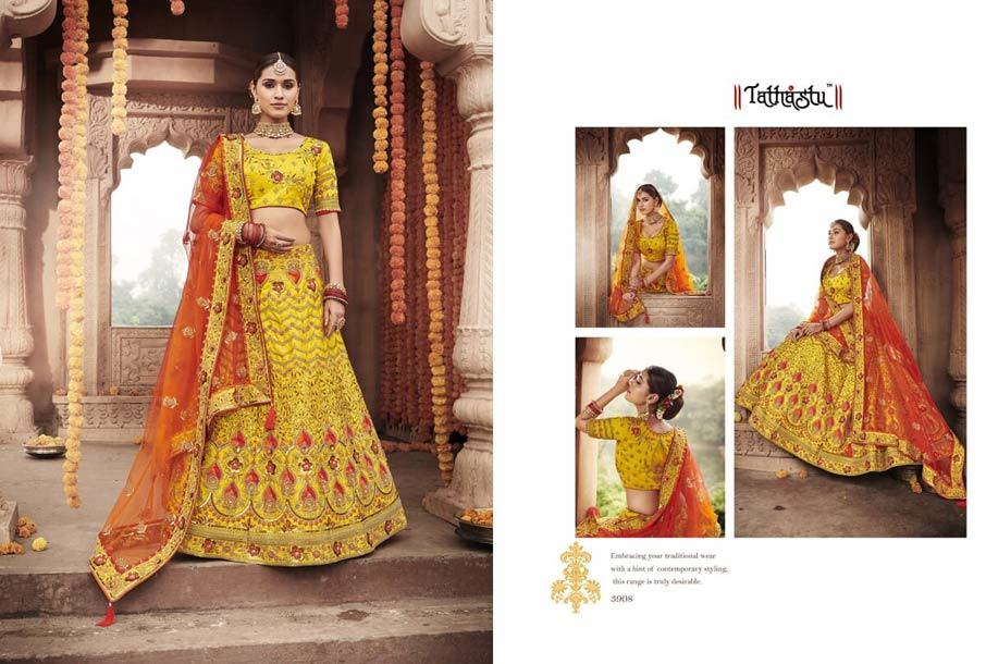 3900 Series Wedding Wear Lehenga Collection