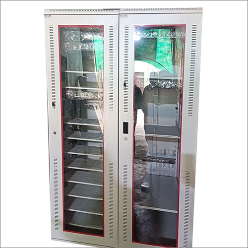 Double Glass Door Floor Mount Server Rack