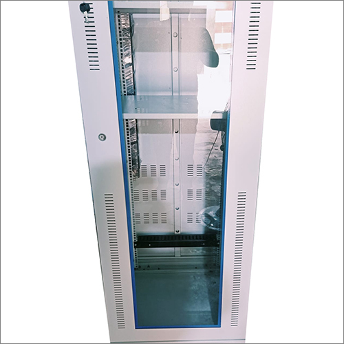 Single Glass Door Floor Mount Server Rack