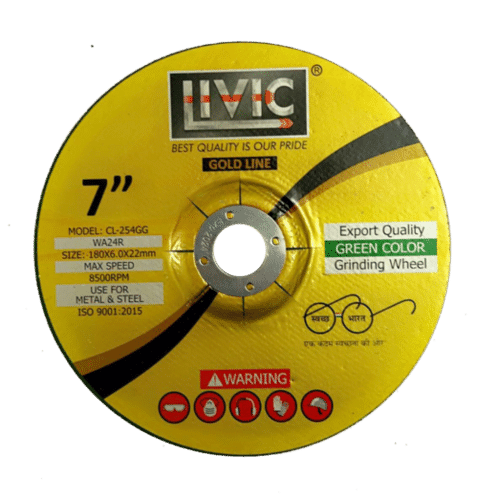7X6 Gold Line Green Color Grinding Wheel