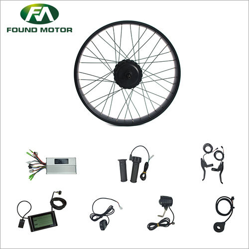 Black Fmk-12E Electric Bike Conversion Kit