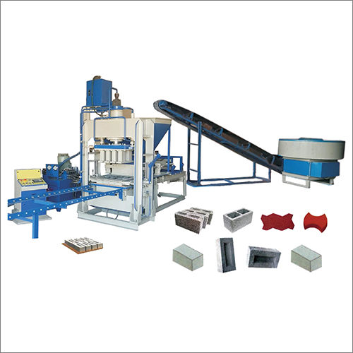 8 Nos Fully Automatic Fly-Ash Bricks And Paver Block Machine