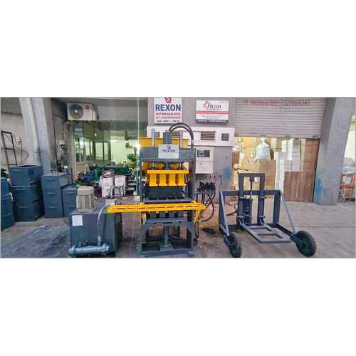 Semi Automatic Paver and Brick Making Machine