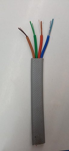 Grey Vollta Elevator Cctv Cat 6 Flat Flexible Cable