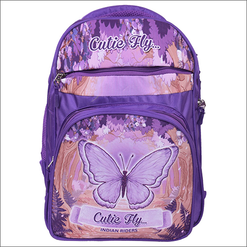 Kids Bytterfly Printed School Bag