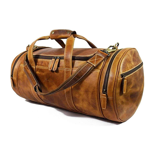 Unisex Leather Duffle Bags