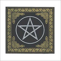 Black Altar Tarot Cloth