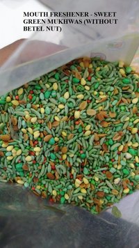 Sugar Coated Thin Fennel Seeds Green and  Yellow