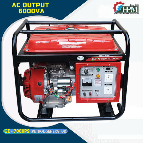 Petrol Generator 5.5 KVA   Model GE-7000PS Recoil and Self Start