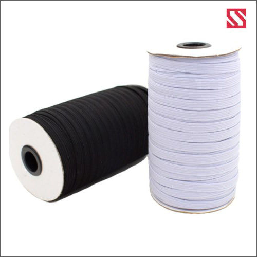 Black 6Mm Elastic Tape