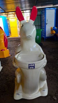 D2 FRP  RABBIT DUSTBIN