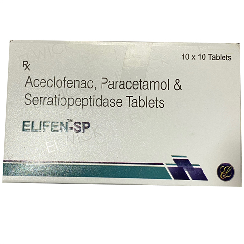 Aceclofenac Pcm Serratiopeptidase Tablets