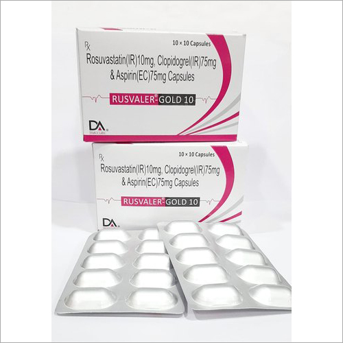 Rosuvastatin 10 Mg Clopidogrel 75mg Aspirin75mg