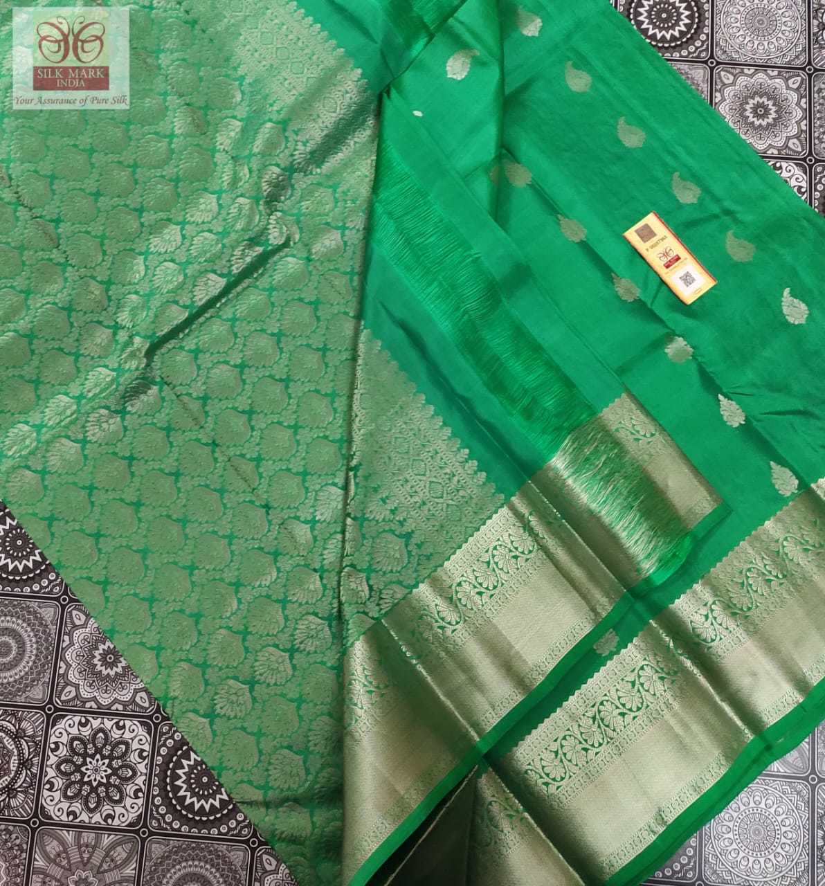 kanjivaram pure silk with fancy border saree
