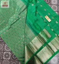 kanjivaram pure silk with fancy border saree