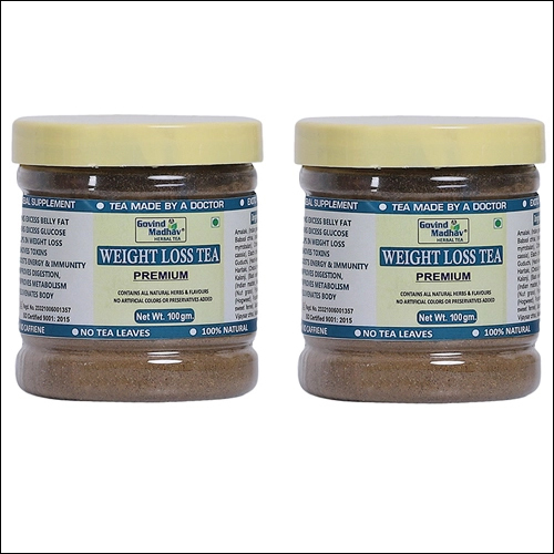 Govind Madhav Weight Loss Tea 100gm Pack of 2