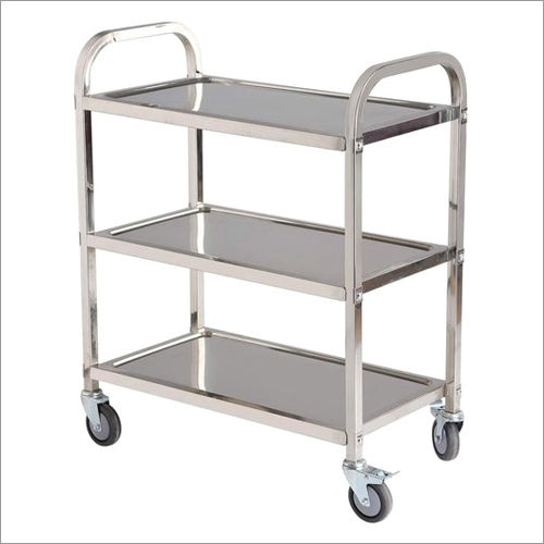 Stainless Steel Hospital Trolley