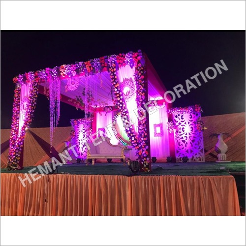 Luxury Event Stage Decoration Service By HEMANT TENT & DECORATION