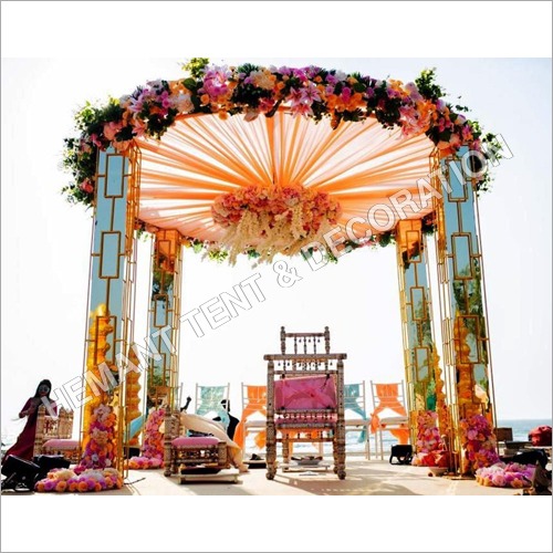 Luxury Wedding Mandap Decoration Service By HEMANT TENT & DECORATION