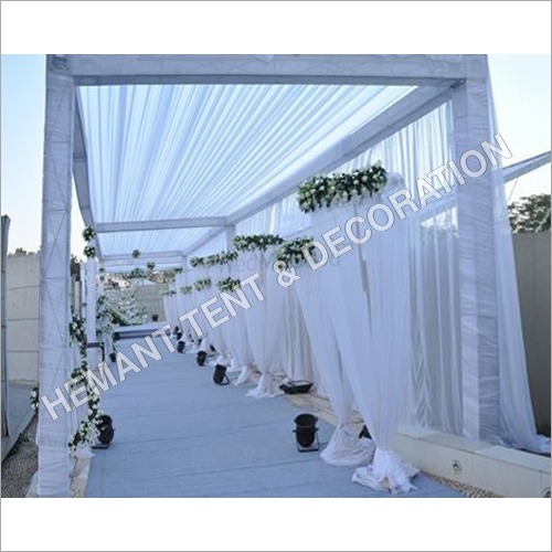 Wedding Event White Gallery Decoration Service