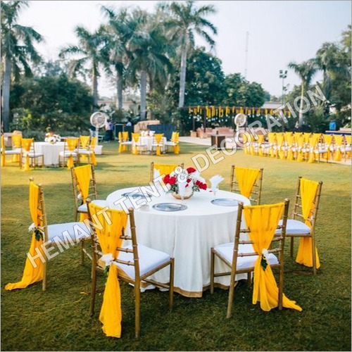 Chair Setup For Wedding Event Service