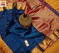 pure kanchipuram silk fancy saree