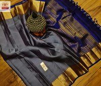pure kanchipuram fancy border silk saree