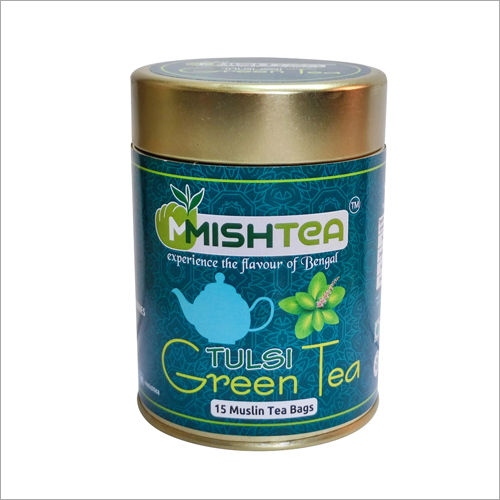 Black Tulsi Green Tea 15 Muslin Tea Bag