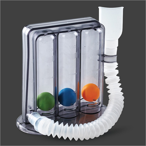 Lungs Respiratory Exerciser - Transparent, Portable, Manual Power Source | Ideal Hospital Equipment for Lung Rehabilitation and Breathing Exercises