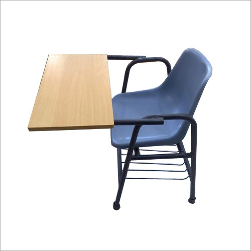 Plastic Chair  With  Writing Pad Indoor Furniture