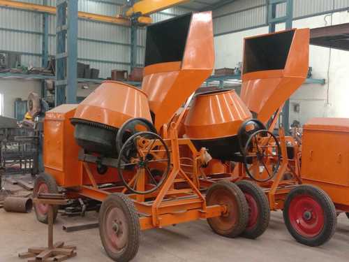 Concrete Mixer Machine With Hydraulic Hopper