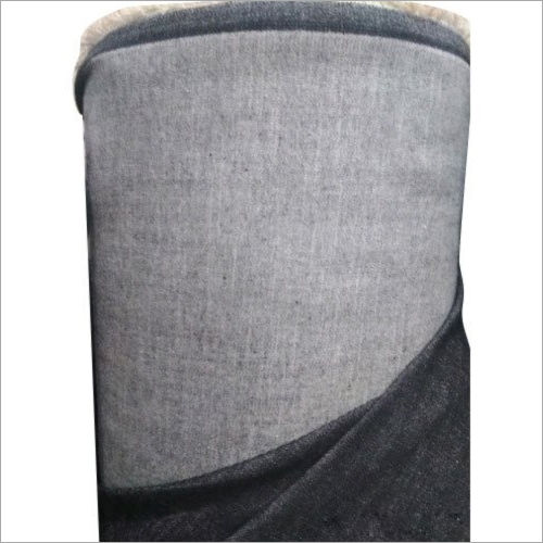 Plain Black Denim Fabric