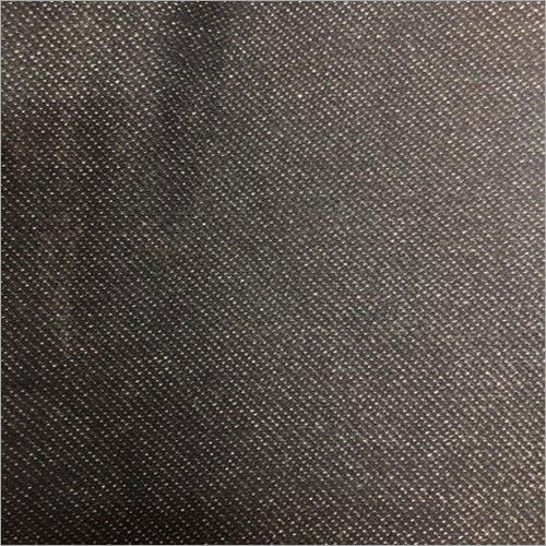 Heavy Knitted Black Denim Fabric