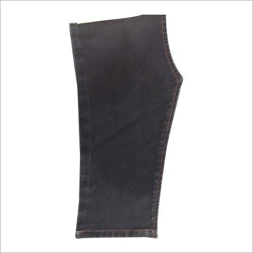 Black Knitted Denim Fabric