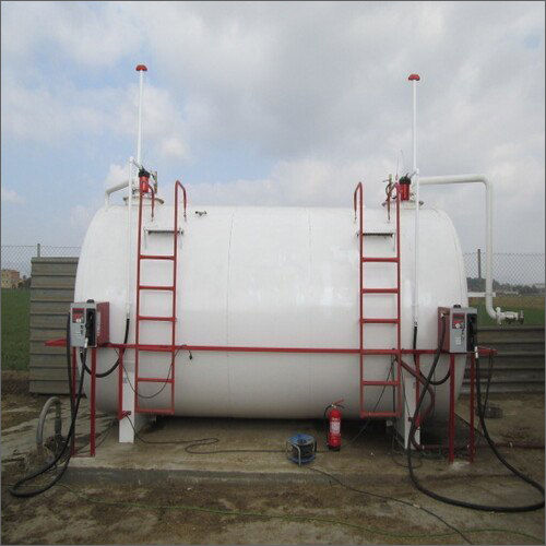 White MS Above Ground Storage Tank