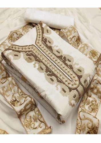 Drs 11023 Chanderi Daily Wear Dress Materials