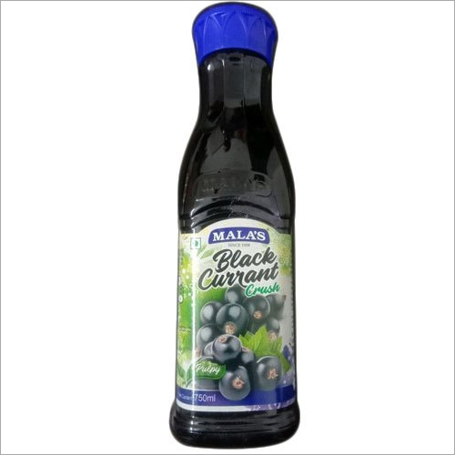 750Ml Black Current Flavour Fruit Drink Packaging: Bottle