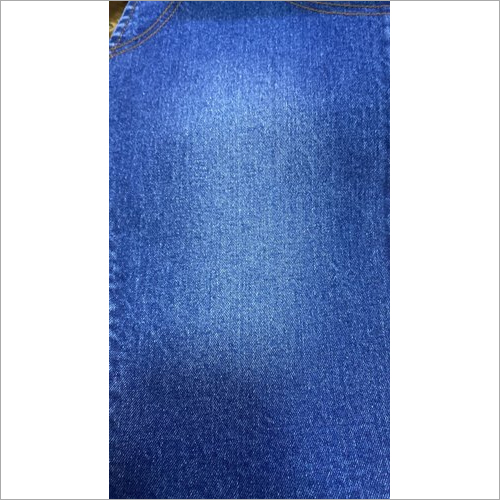 Blue Denim Dobby Stretch Fabric
