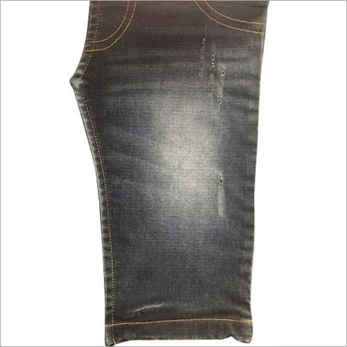 Black Fancy Denim Jeans Fabrics