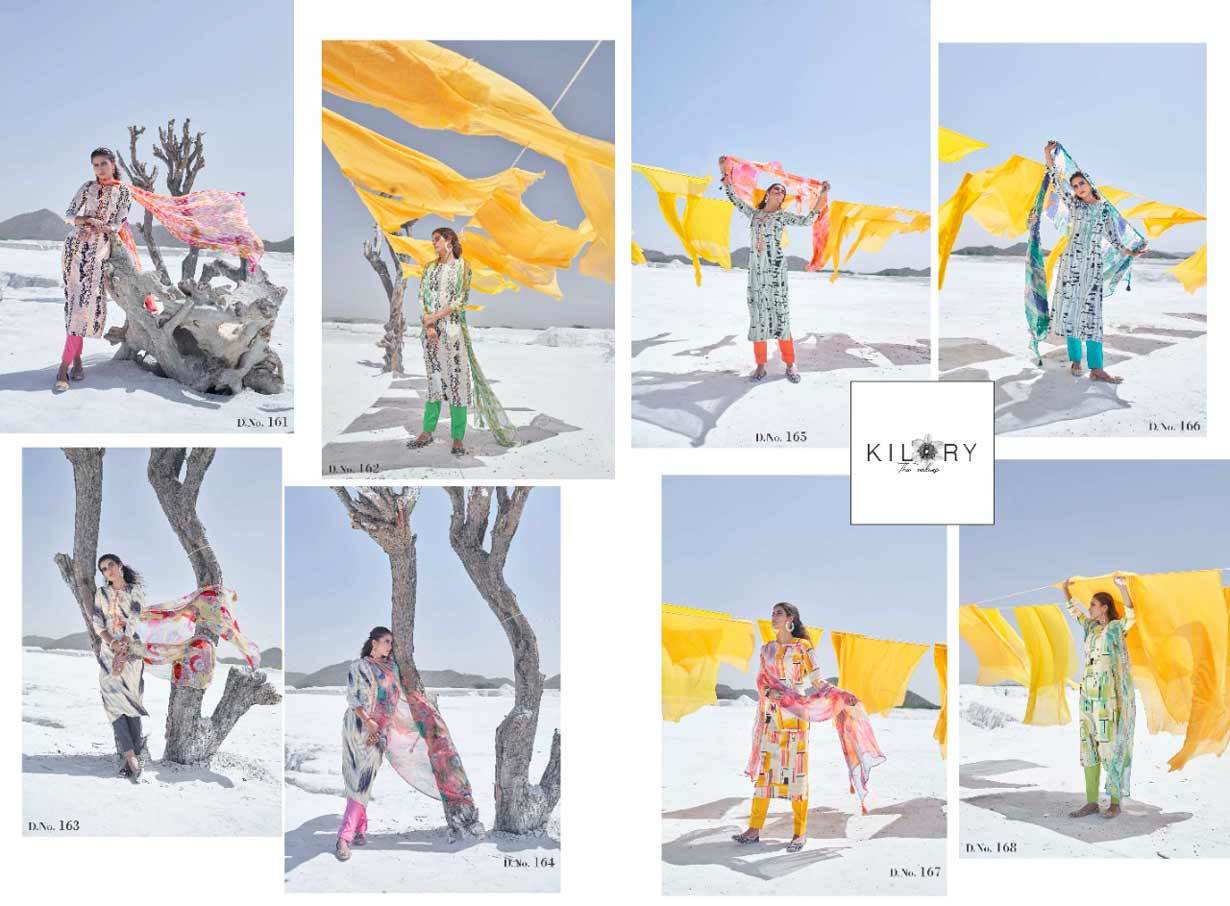 Ensemble Cambric Digital Printed Dress Wholeseller