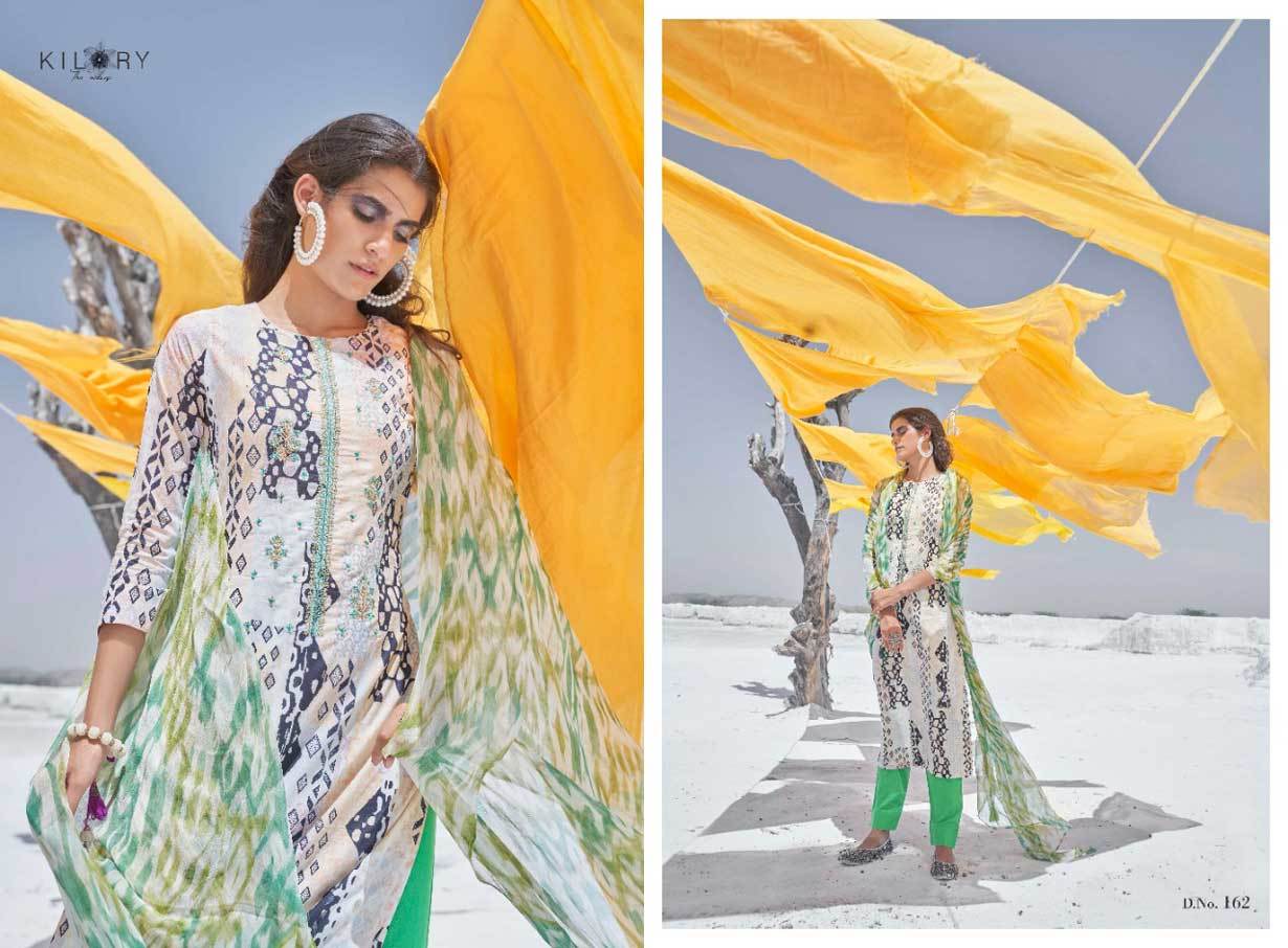 Ensemble Cambric Digital Printed Dress Wholeseller