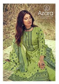 Azara Vol  39 Zam Naznin Dress Materials Set