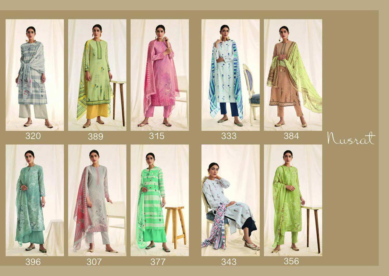 Azara Vol  39 Zam Naznin Dress Materials Set