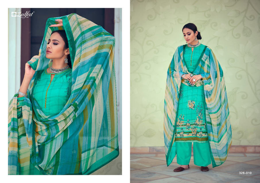 Azara Vol  39 Zam Naznin Dress Materials Set