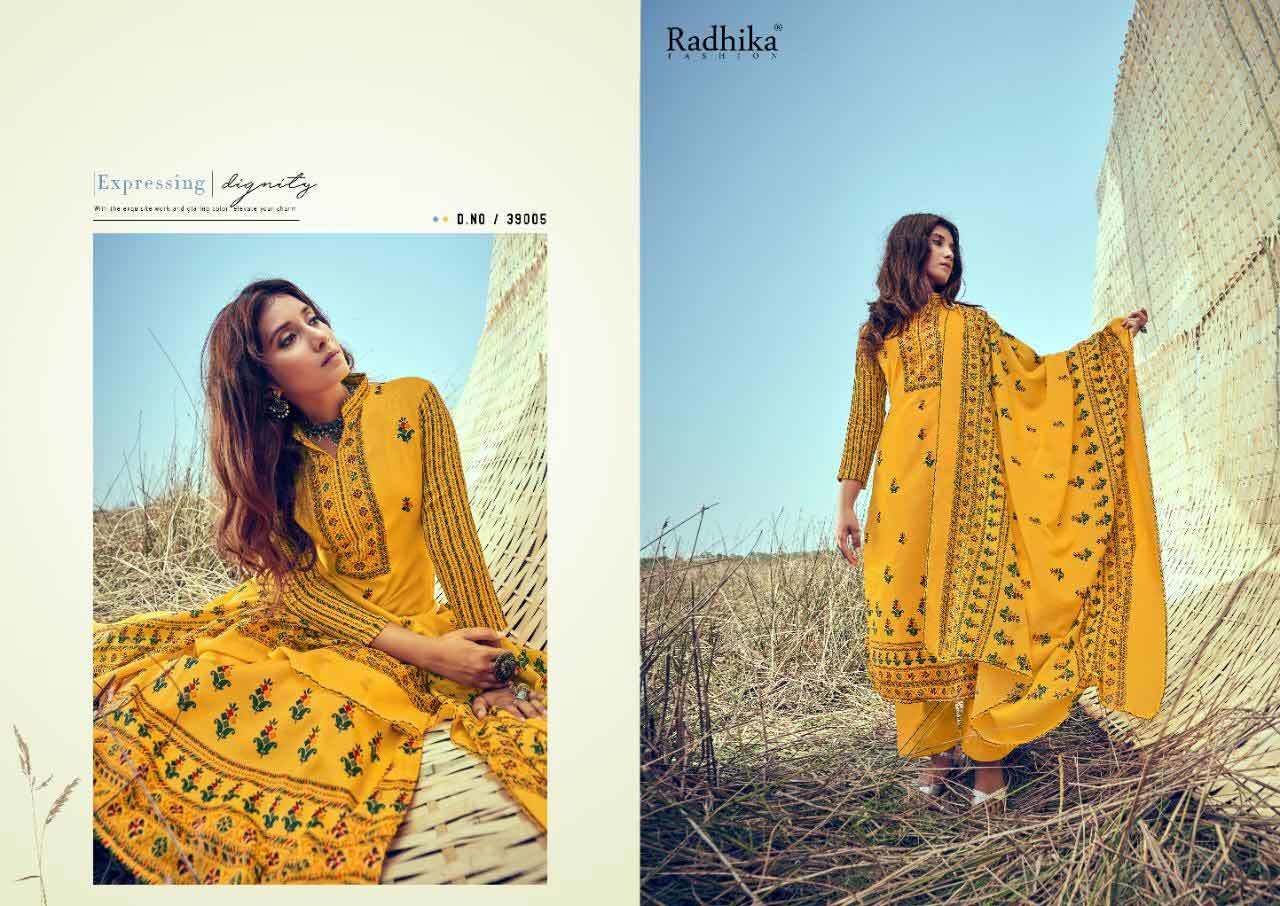 Azara Vol  39 Zam Naznin Dress Materials Set