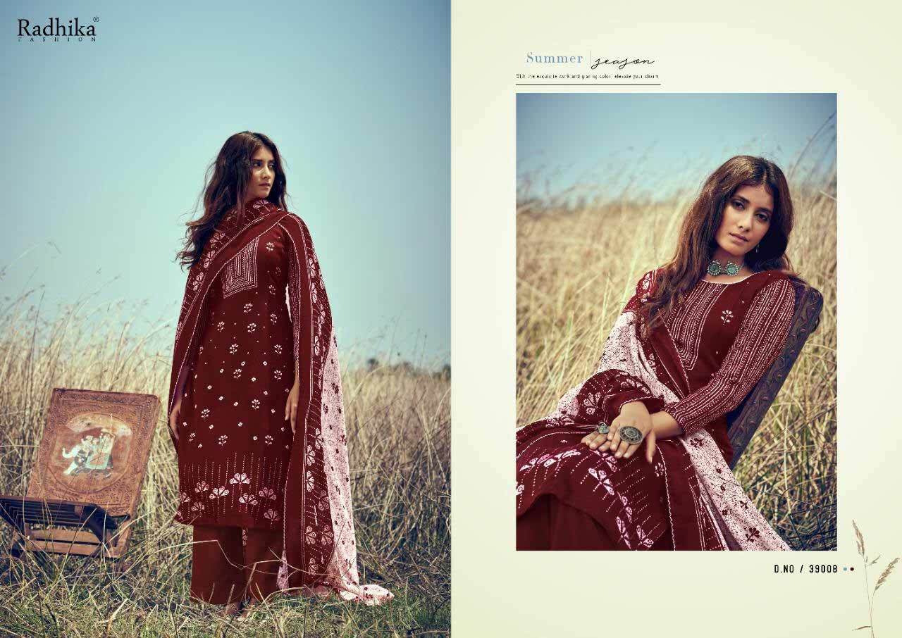 Azara Vol  39 Zam Naznin Dress Materials Set