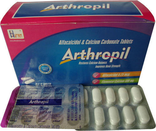 Alphacalcidol With Calcium Tablets