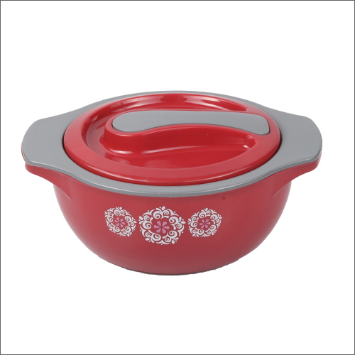 Charmy Red Insulated Casserole Size: Customised